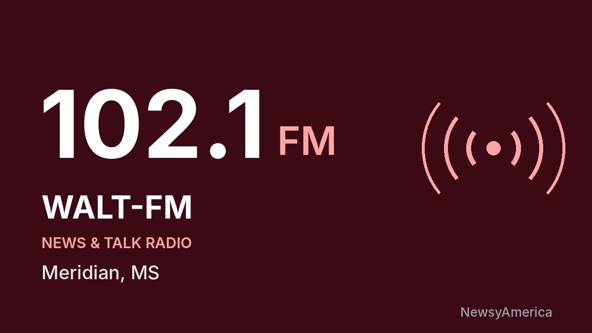 WALT-FM 102.1 FM – Meridian