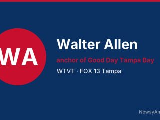 Walter Allen, anchor of Good Day Tampa Bay, WTVT