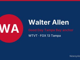 Walter Allen, Good Day Tampa Bay anchor, WTVT