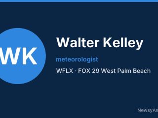 Walter Kelley, meteorologist, WFLX
