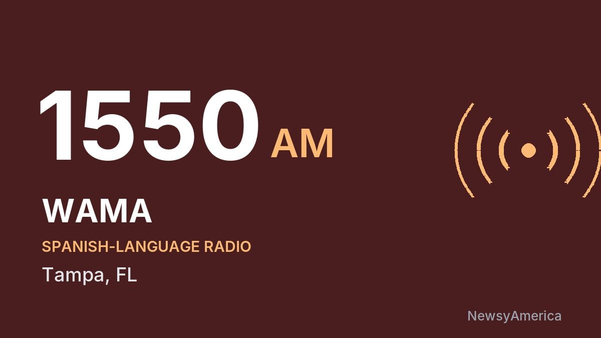 WAMA 1550 AM – Tampa