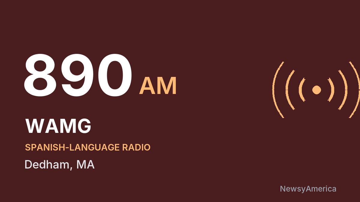 WAMG 890 AM – Dedham
