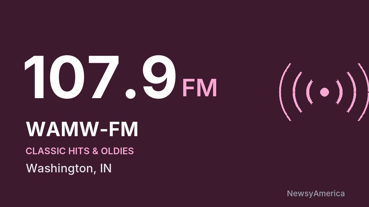 WAMW-FM 107.9 FM – Washington