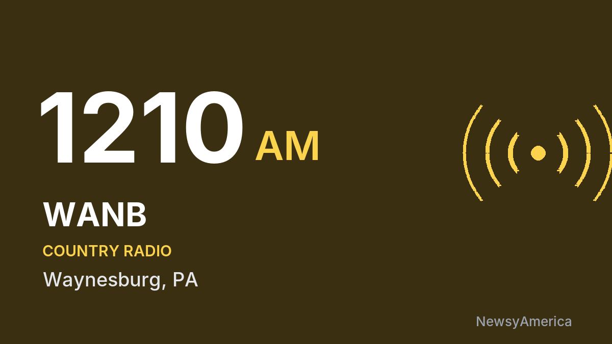 WANB 1210 AM – Waynesburg