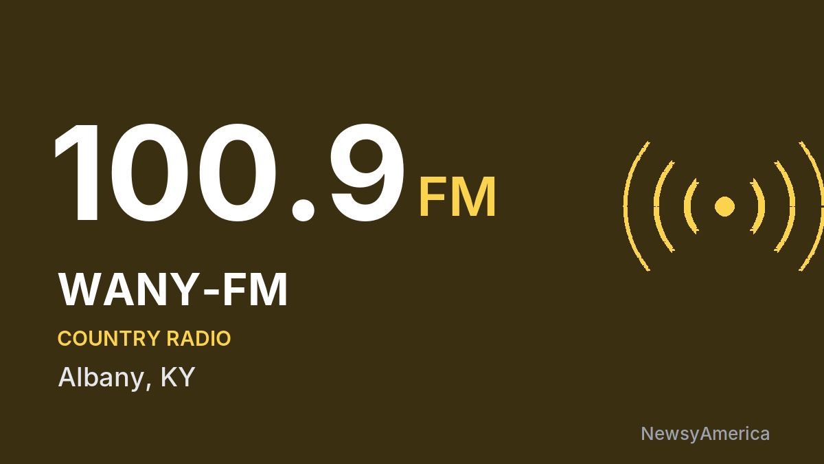 WANY-FM 100.9 FM – Albany