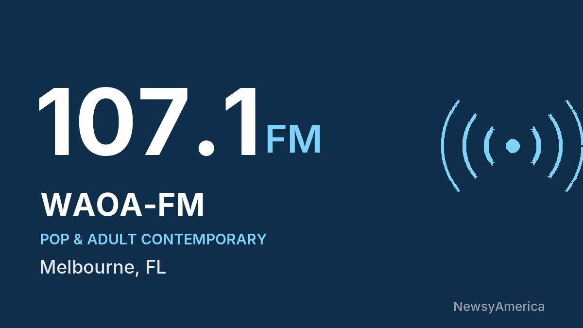 WAOA-FM 107.1 FM – Melbourne