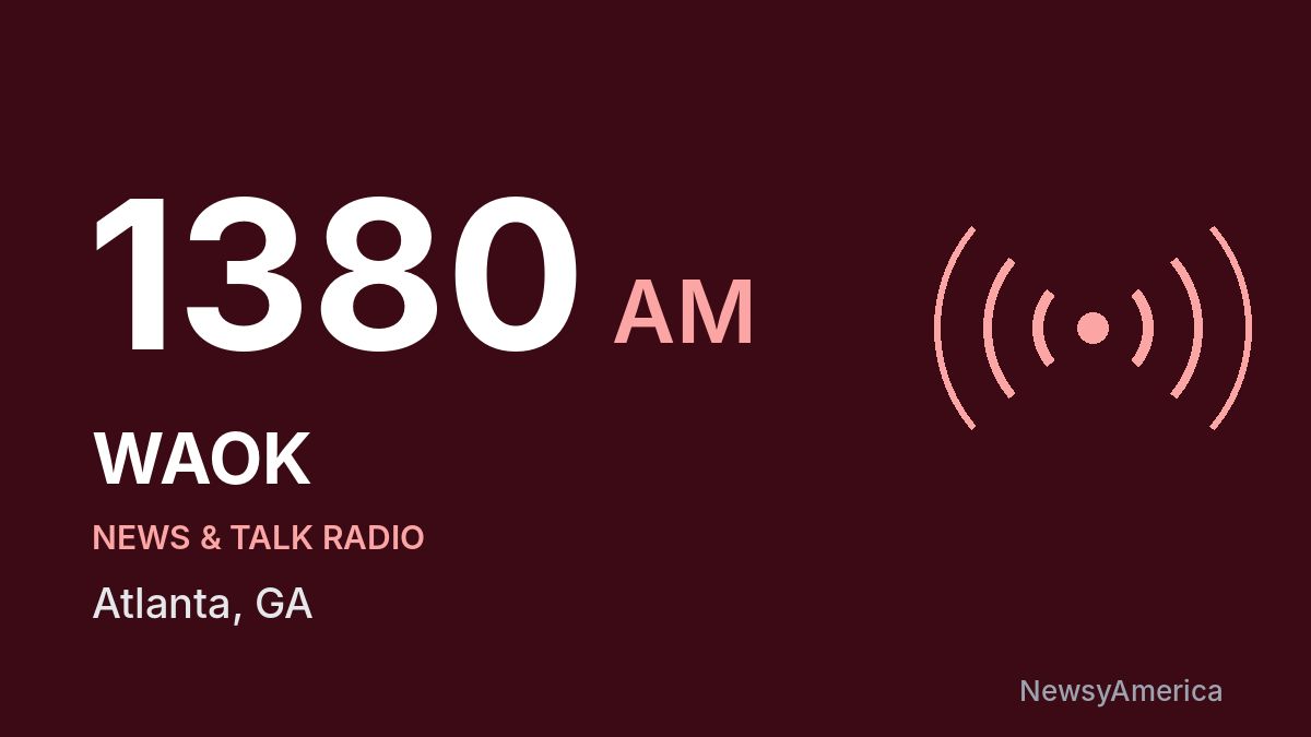 WAOK 1380 AM – Atlanta
