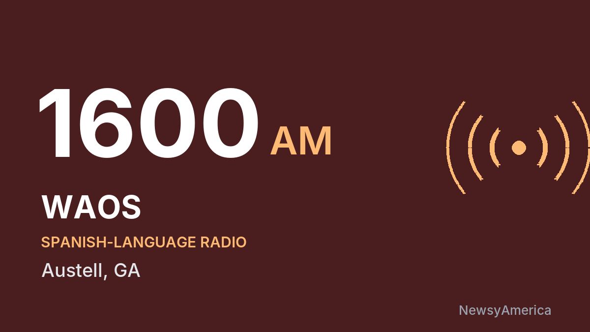 WAOS 1600 AM – Austell