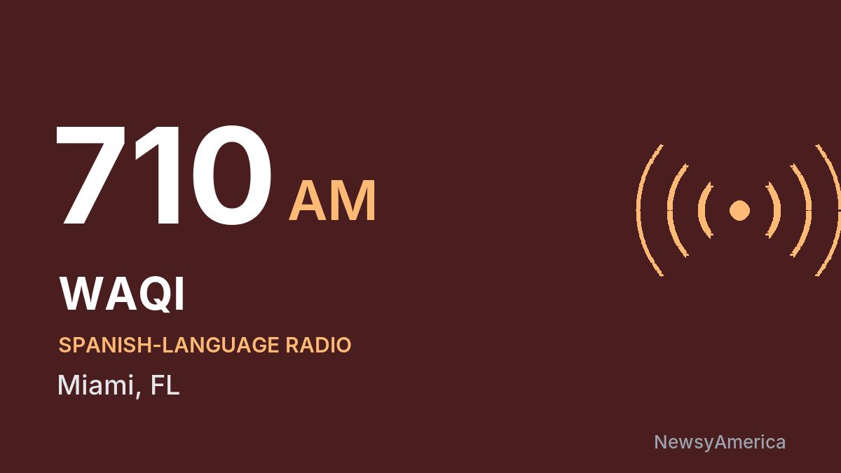 WAQI 710 AM – Miami
