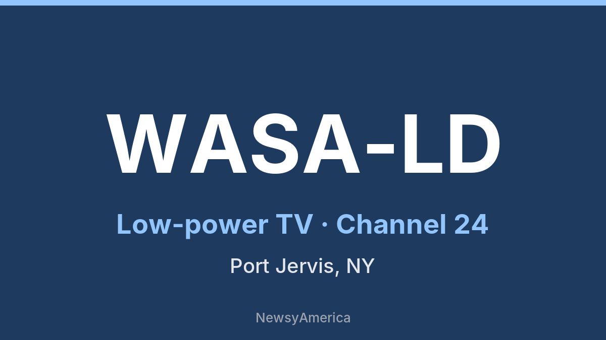 WASA-LD – Channel 24 Port Jervis