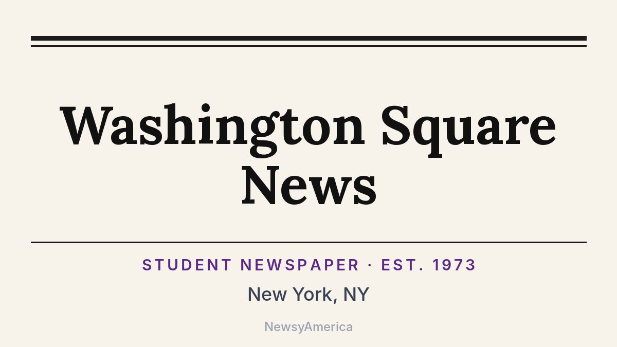 Washington Square News – New York, NY