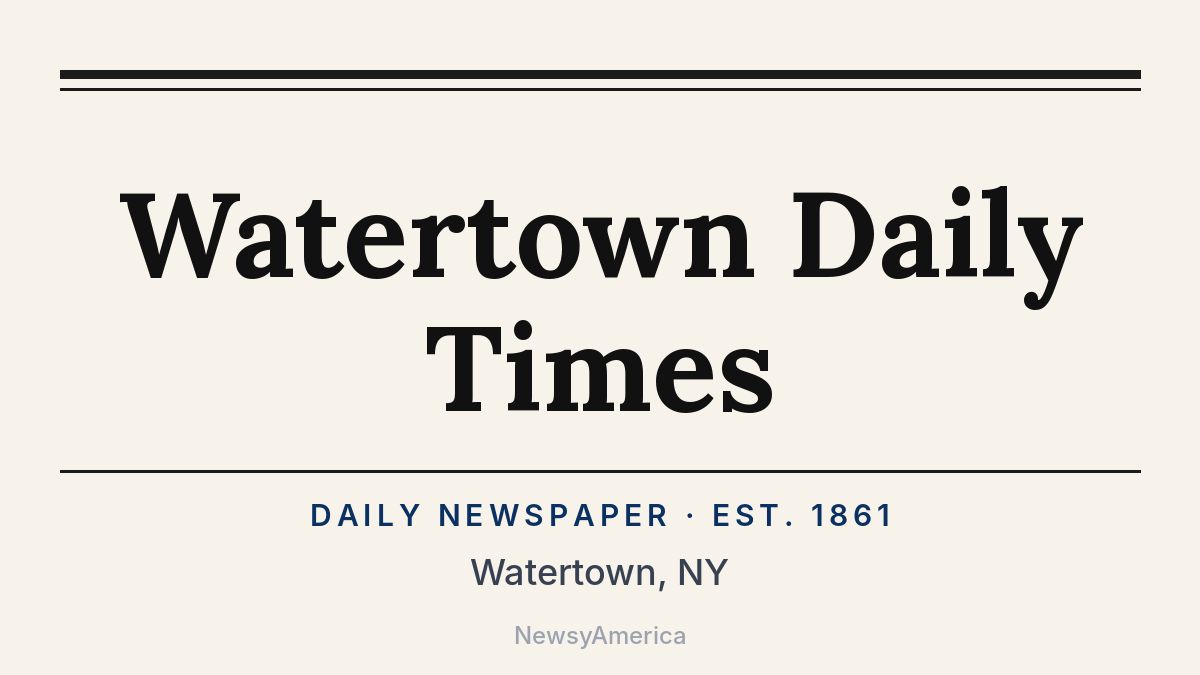 Watertown Daily Times – New York