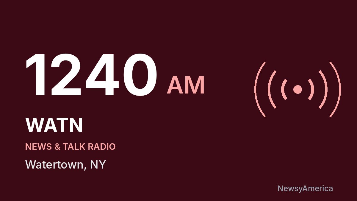 WATN 1240 AM – Watertown