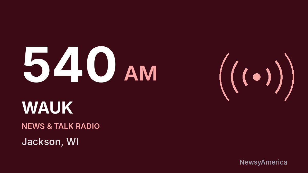WAUK 540 AM – Jackson
