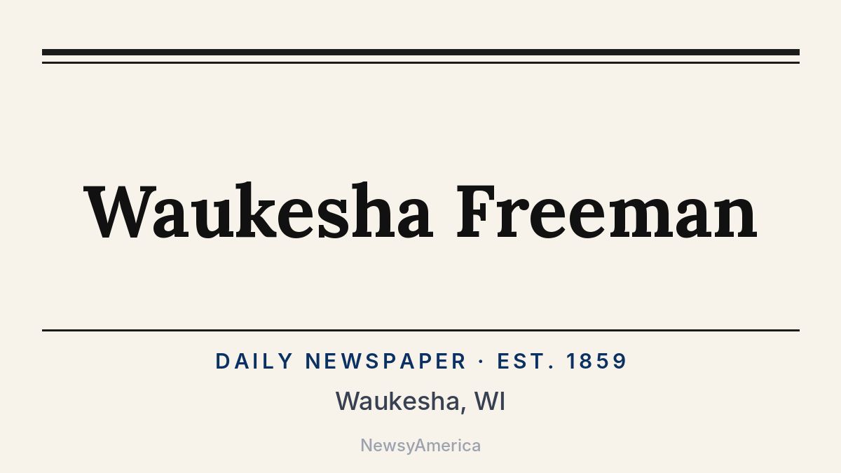 Waukesha Freeman – Wisconsin