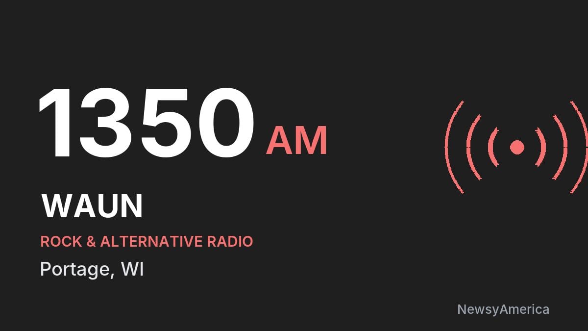 WAUN 1350 AM – Portage