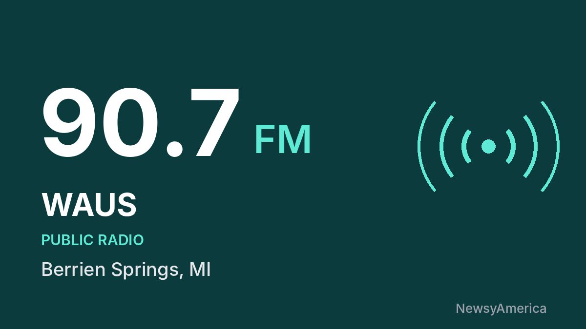 WAUS 90.7 FM – Berrien Springs