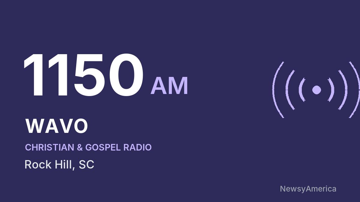WAVO 1150 AM – Rock Hill