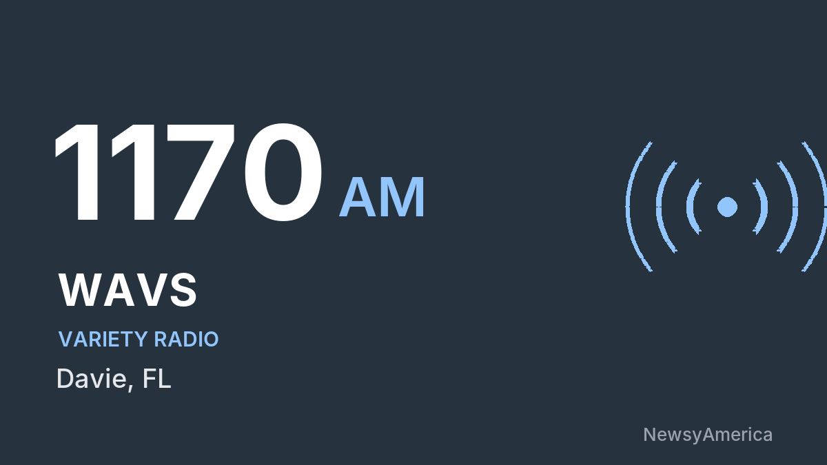 WAVS 1170 AM – Davie