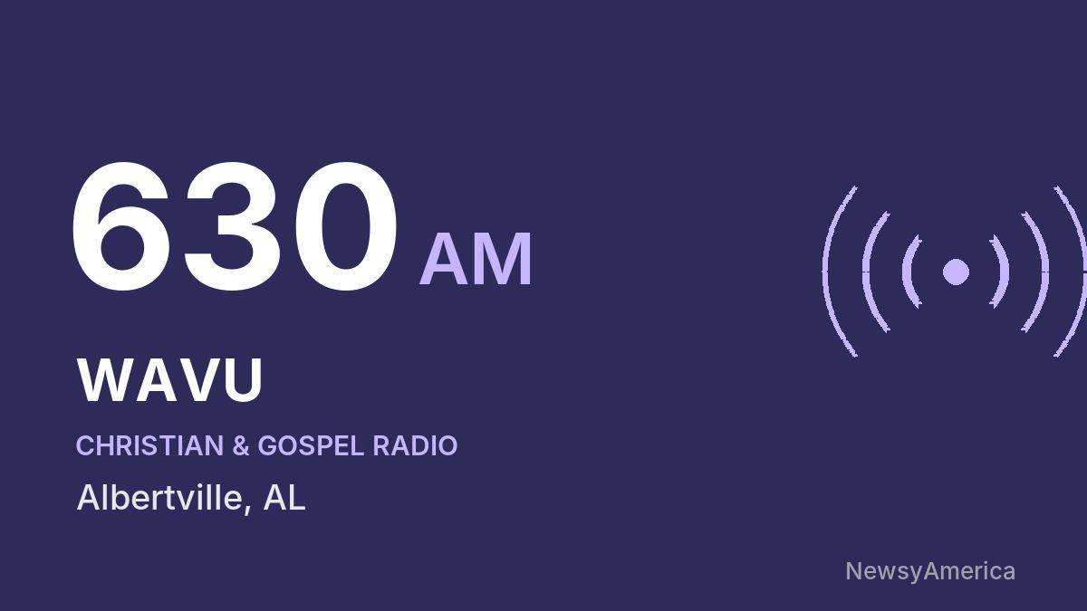 WAVU 630 AM – Albertville