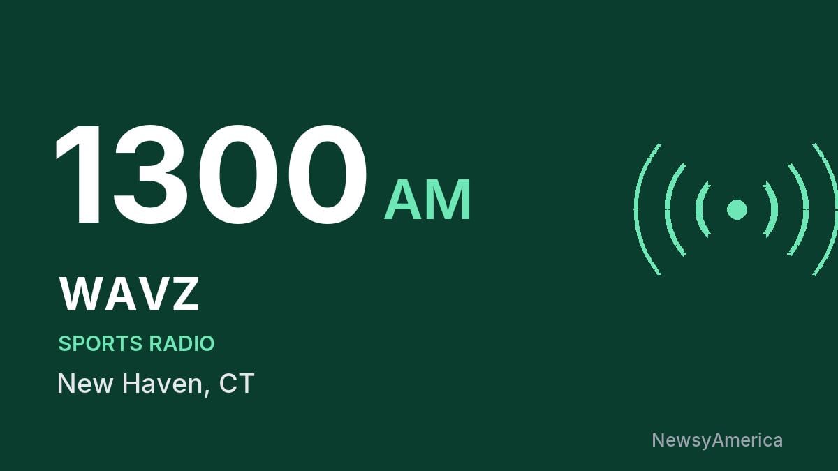 WAVZ 1300 AM – New Haven