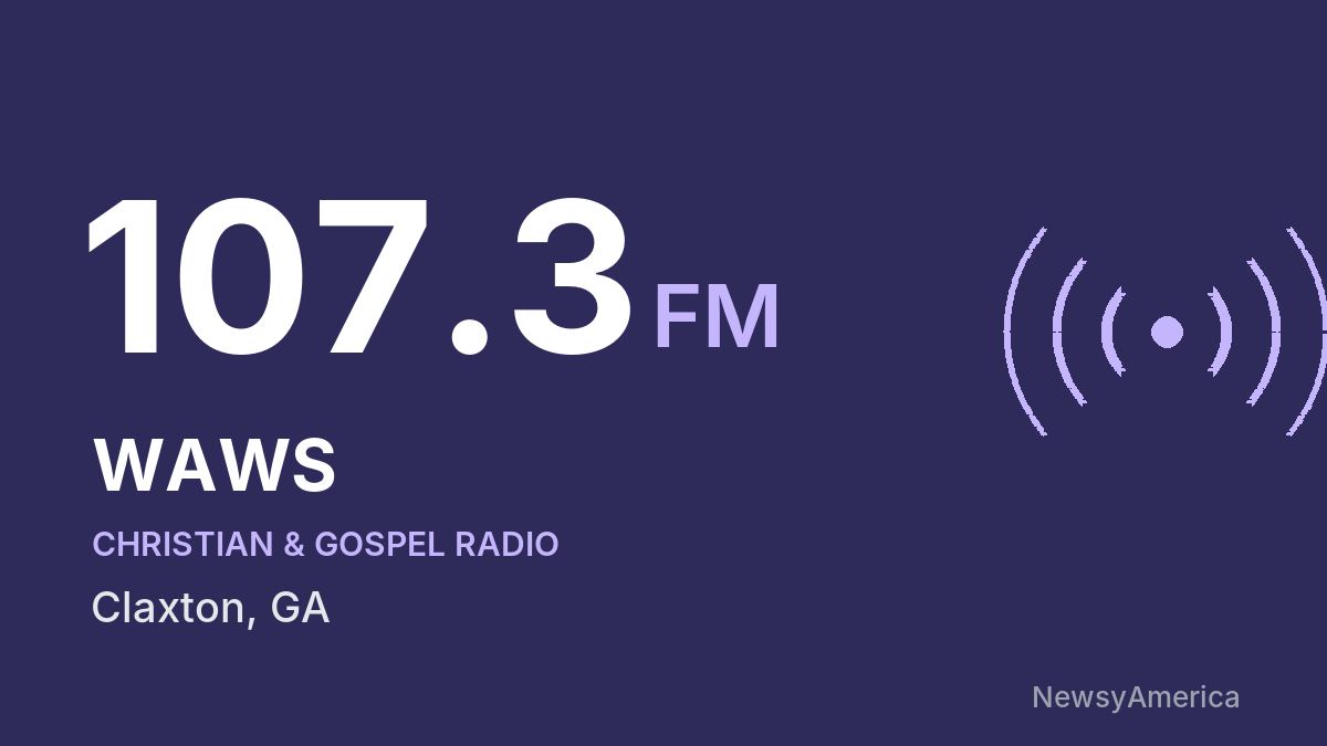 WAWS 107.3 FM – Claxton