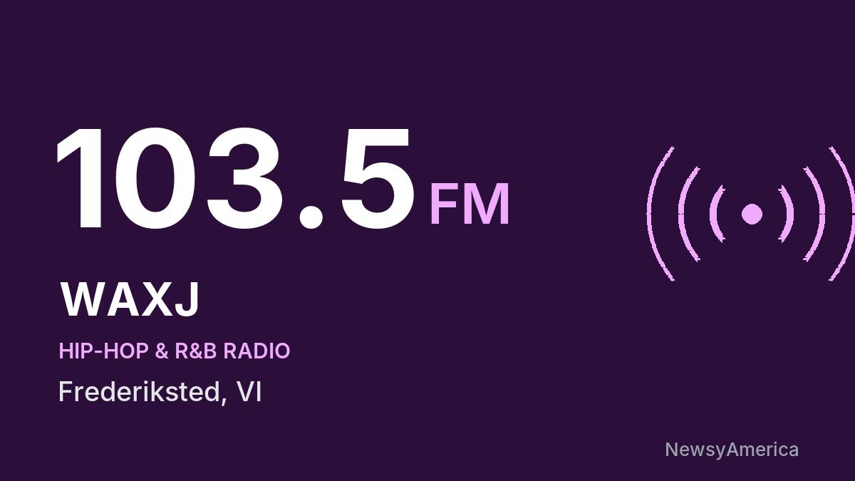 WAXJ 103.5 FM – Frederiksted