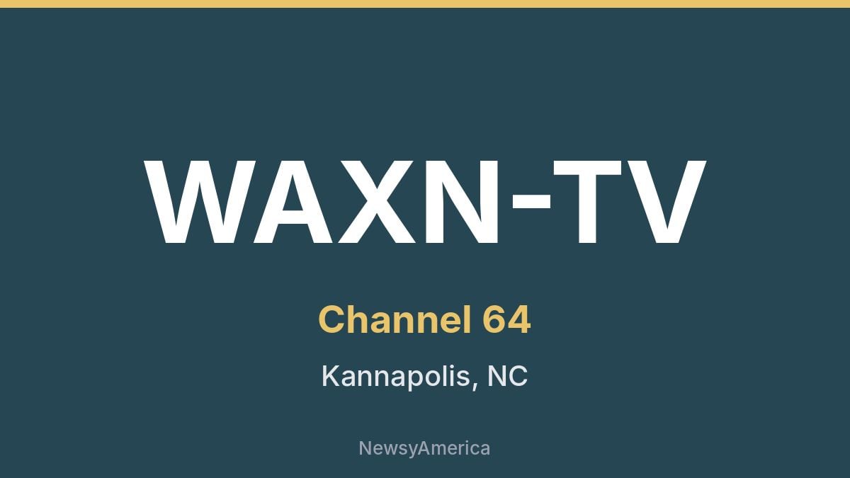 WAXN-TV – Channel 64 Charlotte