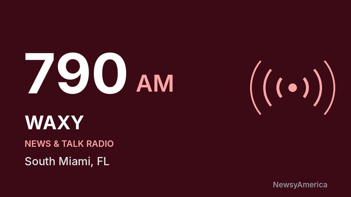 WAXY 790 AM – South Miami