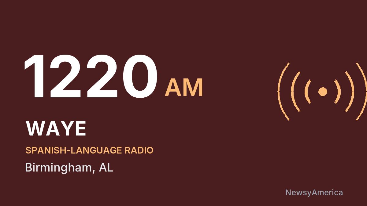 WAYE 1220 AM – Birmingham
