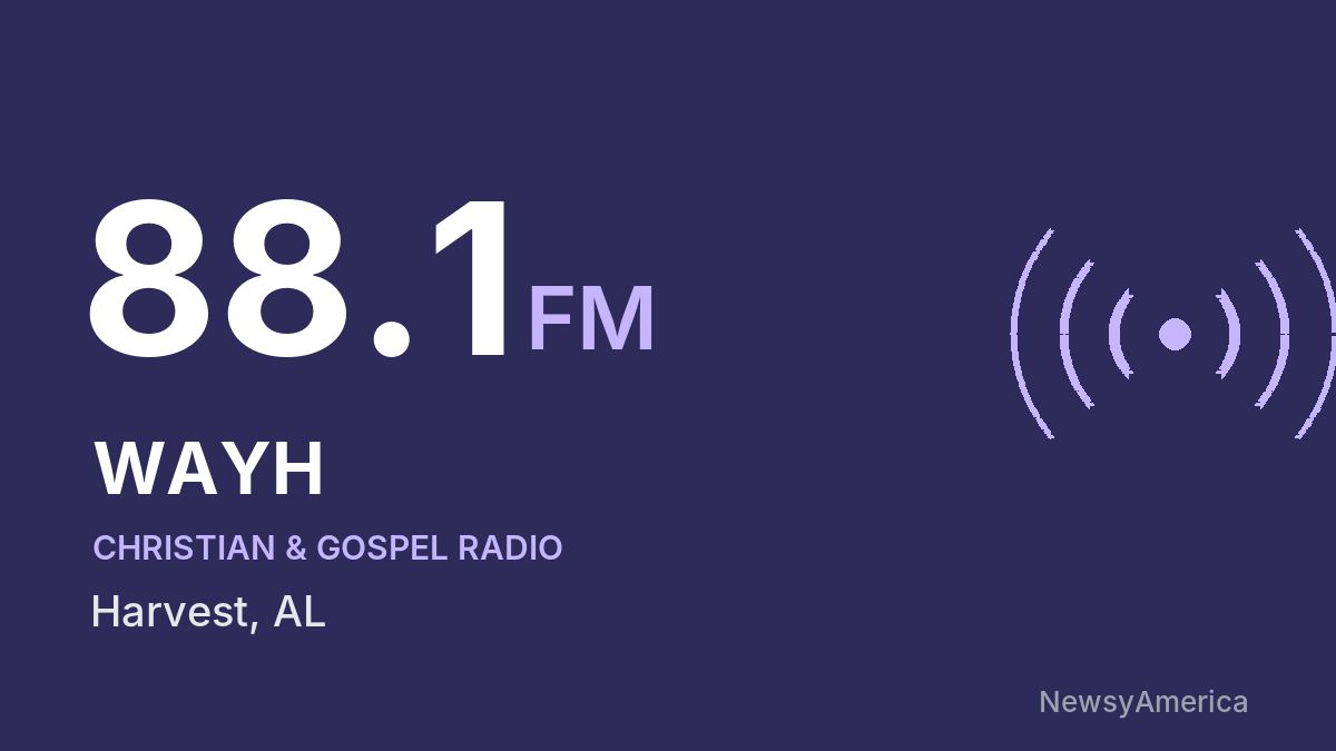 WAYH 88.1 FM – Harvest