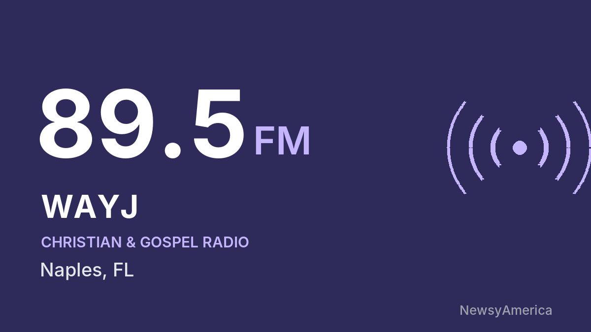 WAYJ 89.5 FM – Naples