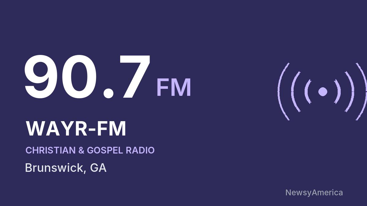 WAYR-FM 90.7 FM – Brunswick