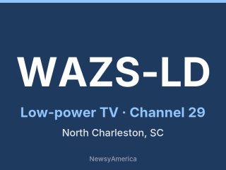 WAZS-LD channel 29, North Charleston, SC
