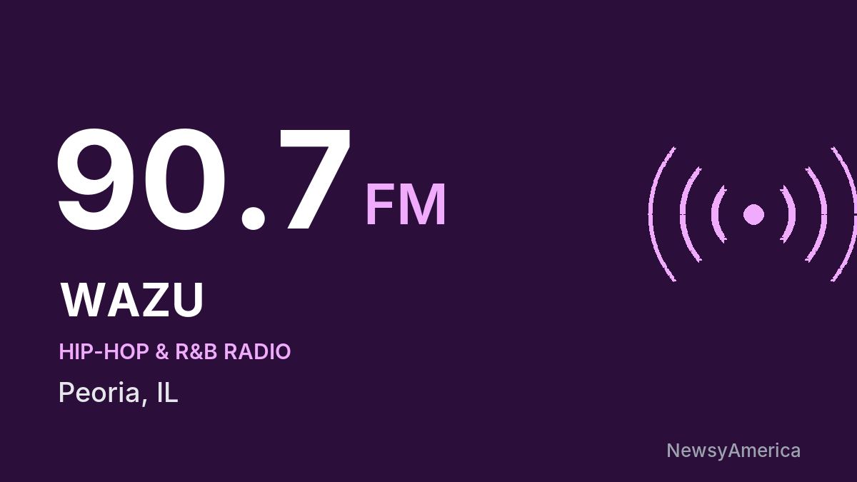 WAZU 90.7 FM – Peoria