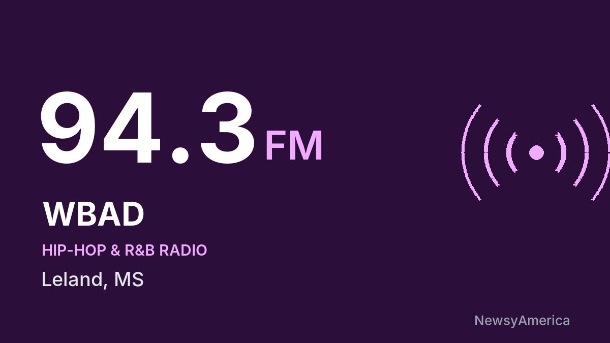 WBAD 94.3 FM – Leland