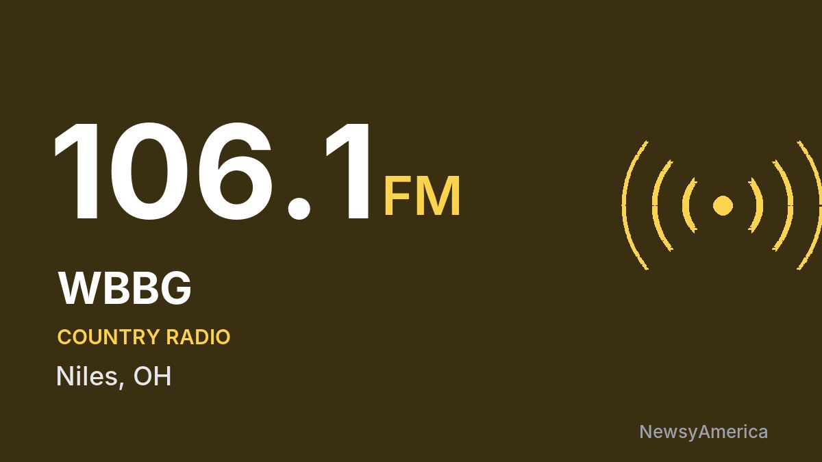 WBBG 106.1 FM – Niles
