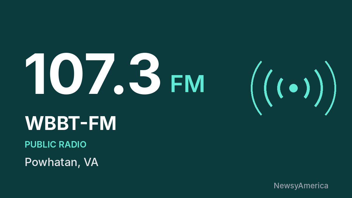 WBBT-FM 107.3 FM – Powhatan