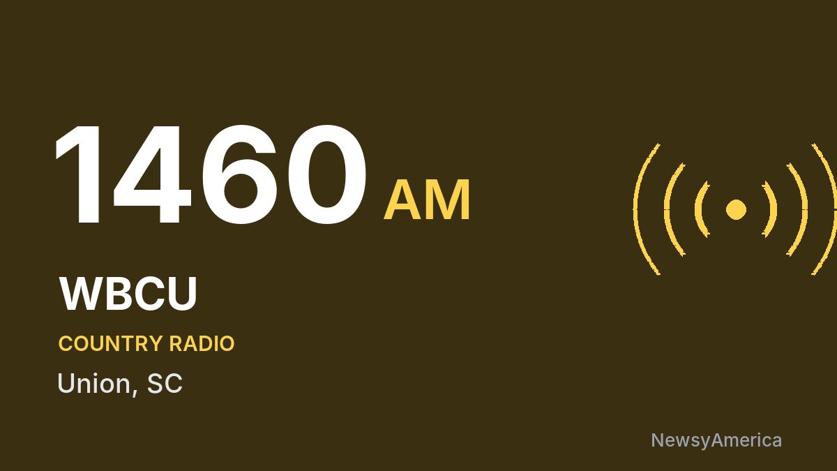 WBCU 1460 AM – Union