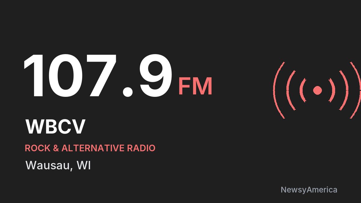 WBCV 107.9 FM – Wausau