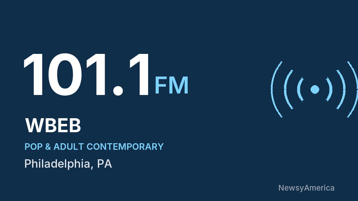 WBEB 101.1 FM – Philadelphia