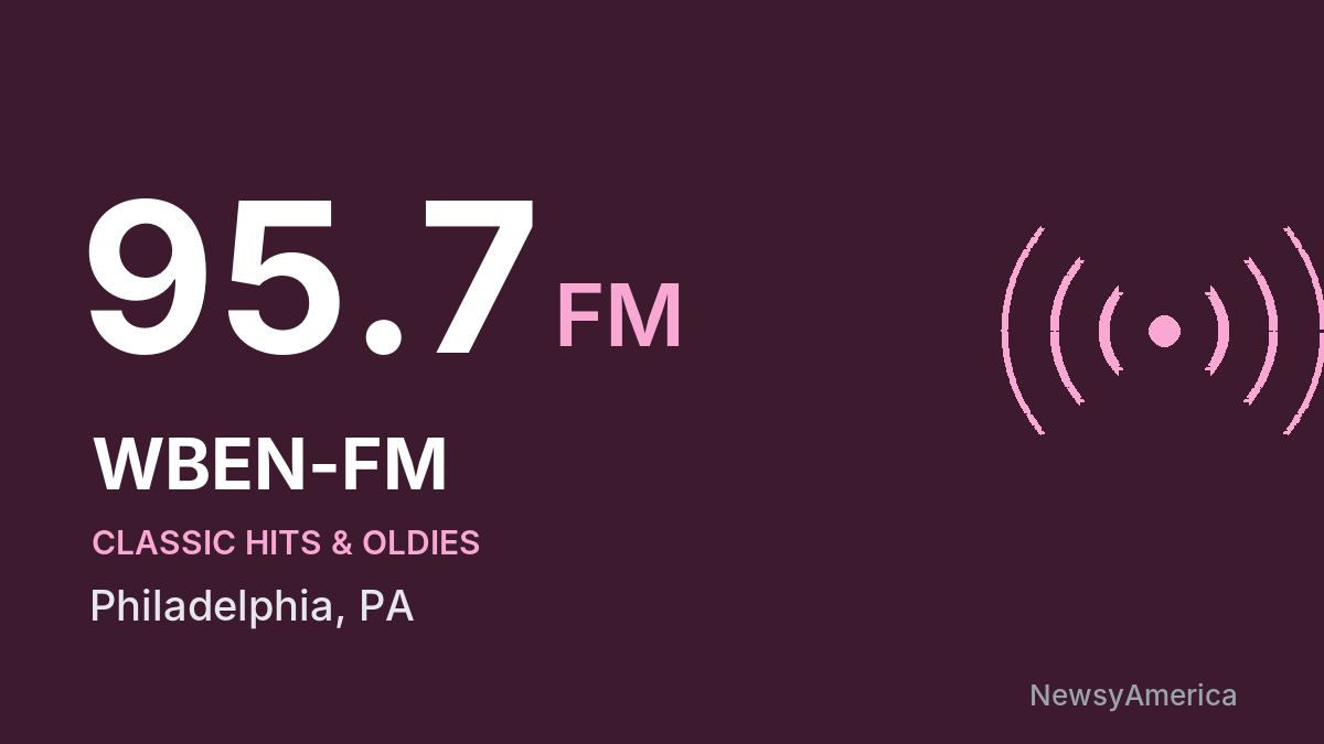 WBEN-FM 95.7 FM – Philadelphia
