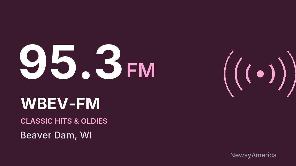 WBEV-FM 95.3 FM – Beaver Dam