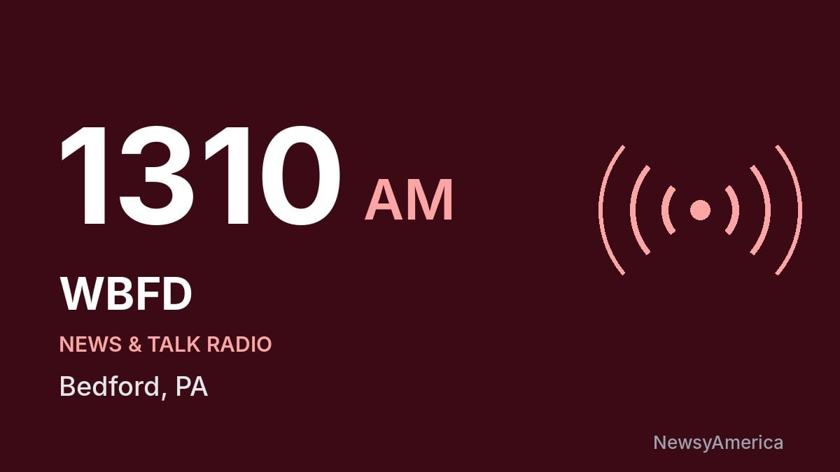 WBFD 1310 AM – Bedford