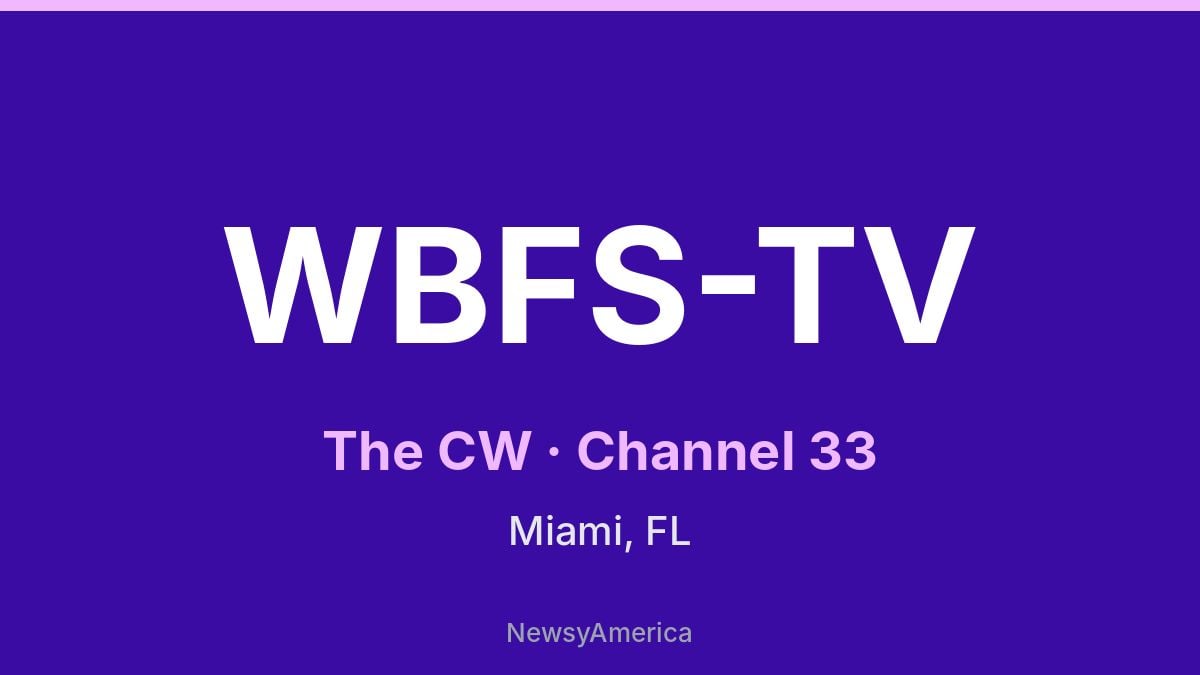 WBFS-TV – The CW 33 Miami