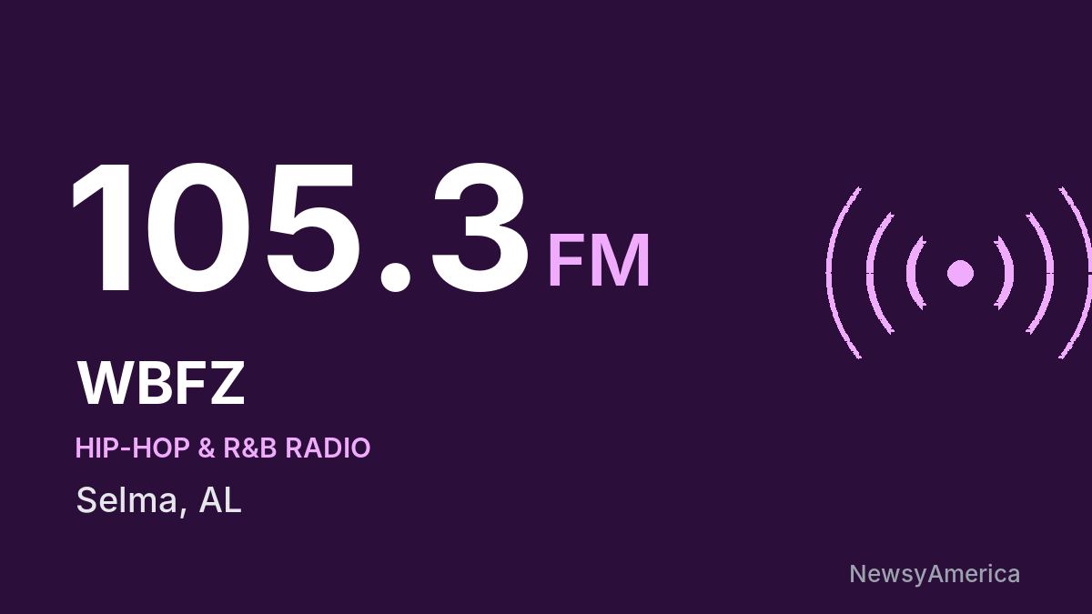 WBFZ 105.3 FM – Selma