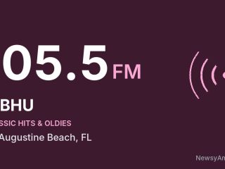 WBHU 105.5 FM, St. Augustine Beach, FL