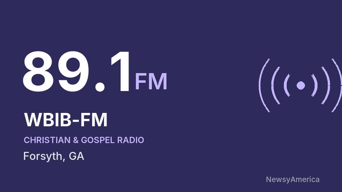 WBIB-FM 89.1 FM – Forsyth