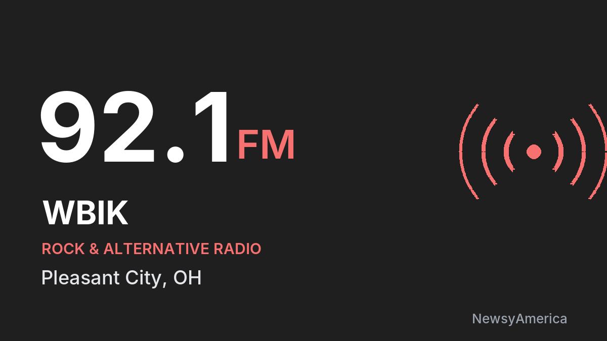WBIK 92.1 FM – Pleasant City