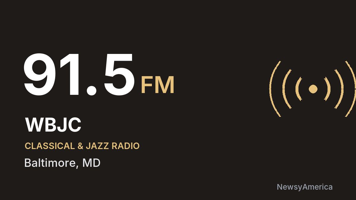 WBJC 91.5 FM – Baltimore
